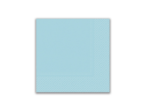 3 rétegű szalvéta 33 cm, kék - 20db.