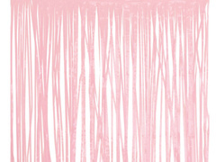 Világos rózsaszín ajtófüggöny - 100 x 200 cm