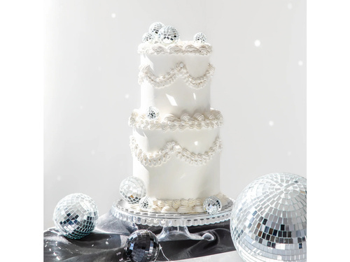 Ezüst diszkópálcika - 8 db.