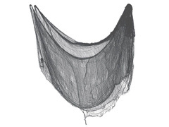 Fekete Halloween háló - 76 x 228 cm - 1 db.