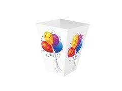 Léggömbös popcorn dobozok - 6 db.