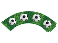 Cupcake liners Football - 6 db.