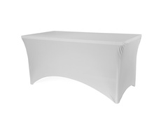 Fehér asztalterítő - 183x76x74 cm - 1 db.