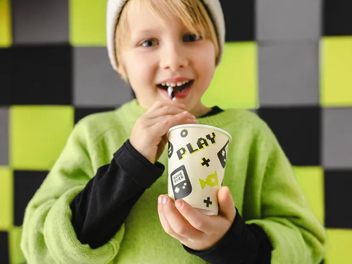 Gamer papírpoharak - 220 ml - 6 db.