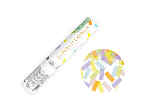 Lövőcső - pasztell konfetti - 20 cm - 1 db.