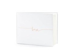 Szerelem esküvői vendégkönyv - 22 lap