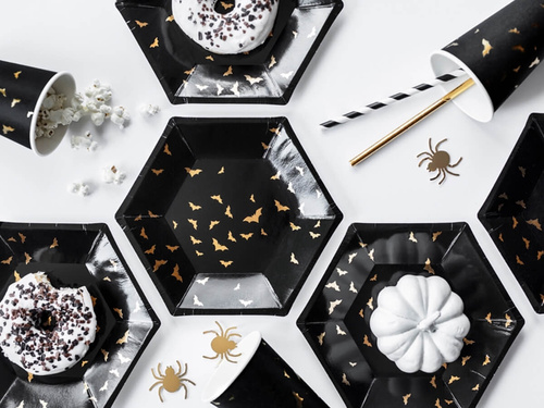 Halloween papírpoharak denevérekkel - 220ml - 6db.