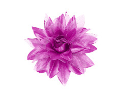 Hawaii lila virágos kitűző - 1 db.