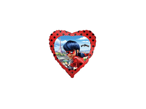 Miraculum szív fólialufi - 46 cm - 1 db.