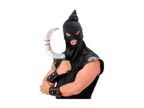 Véres műanyag sarló - 45,5 cm