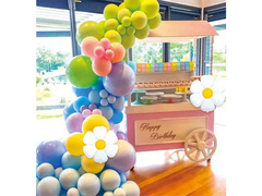 Zestaw balonów do girlandy balonowej Stokrotki - 74 szt.