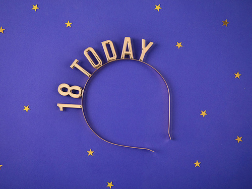 18 Ma arany szalag - 1 db.