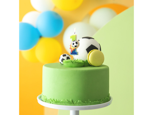 Focis számgyertya - 1 - 1 db.