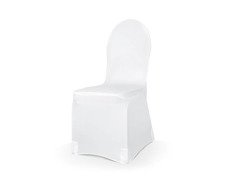 Matt szövethuzat - fehér - esküvői - 1 db.
