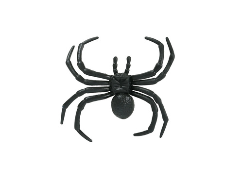 4 műanyag pókból álló készlet - 8 cm