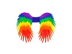 Szivárványos összecsukható tollszárny 80×60 cm