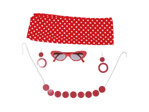 1950-es évek stílusú kiegészítő készlet - 4 darab.