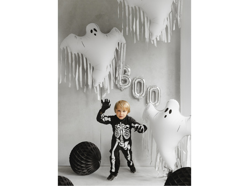 Halloween fóliából készült szellem lufi - 93x86 cm - 1 db.