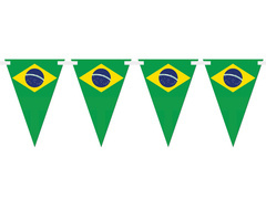 Brazília zászló lógó banner - 5m