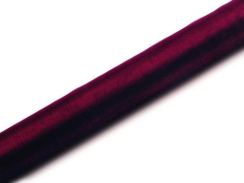 Organza sima bordó színű - 36 cm x 9 méter