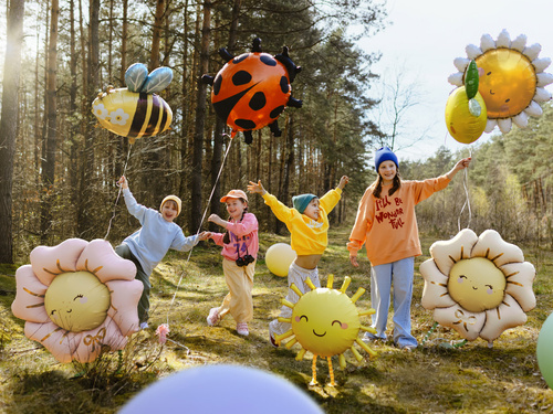 Katicabogár fólialufi - 85x83 cm - 1 db.