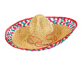 Mexikói szalma sombrero - 52 cm - 1 db.