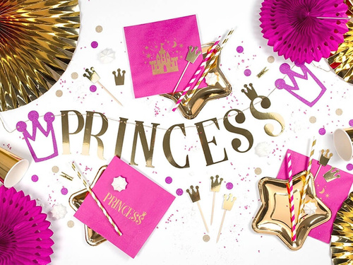 Arany csillagos papírtányérok - 18 cm - 6 db.