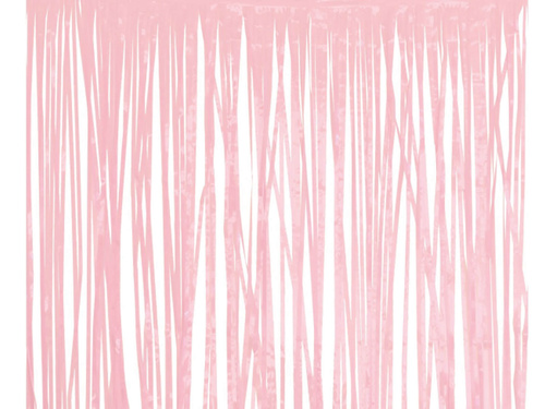 Világos rózsaszín ajtófüggöny - 100 x 200 cm