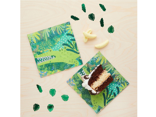 Krokodil szalvéták - 33 cm - 16 db.