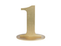 Egyes számú arany asztali dekoráció - 1 db.