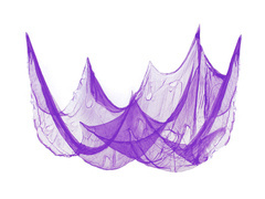 Lila Halloween háló - 76 x 300 cm - 1 db.