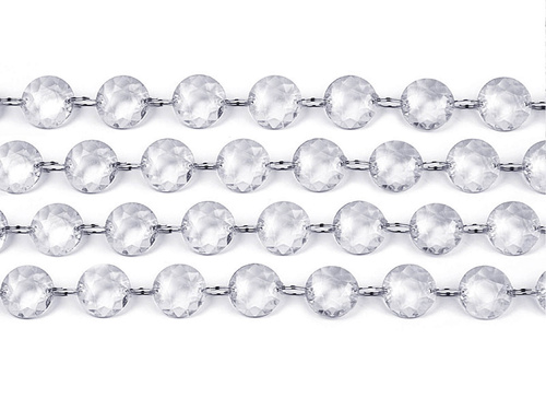 Kristály füzér - átlátszó - 1 m - 1 db.