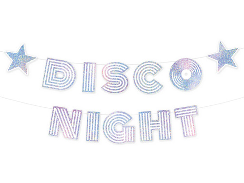 Ezüst diszkó füzér - 1 db.