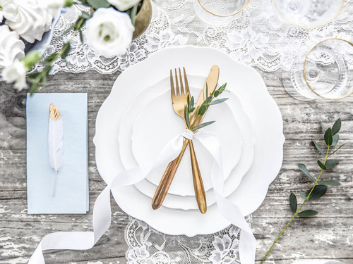 Szatén szalag, fehér, 25 mm / 25 m, 1 db.