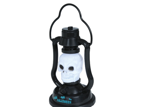 Halloween koponya lámpa - 15 cm - 1 db.