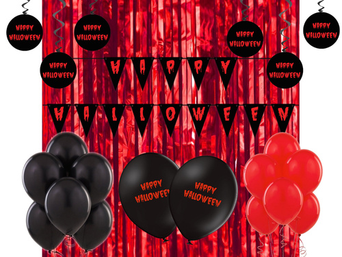 Véres Halloween készlet - 64 tétel