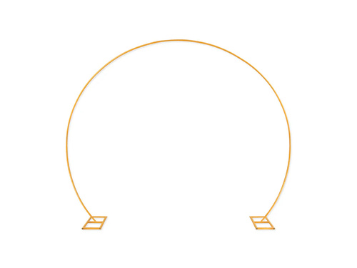 Arany kerek lufi keret - 315 x 240 cm - 1 db.