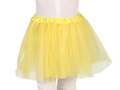 Tutu szoknya lányoknak - sárga - 30 cm - 1 db.