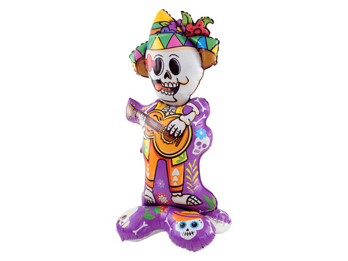 Mexikói csontváz álló fólialufi - 155 cm - 1 db.