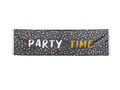 Party Time szövet banner - 50 x 180 cm - 1 db.