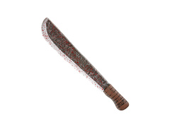 Vérfoltos műanyag machete - 56 cm