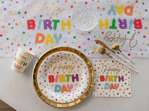 Boldog születésnapot szalvéták - 33 cm - 20 db.