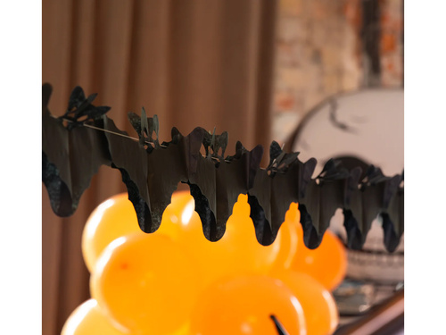 Halloween denevér füzér - 260 cm - 1 db.