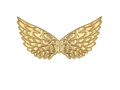 Arany angyalszárnyak - 23 x 45 cm - 1 db.