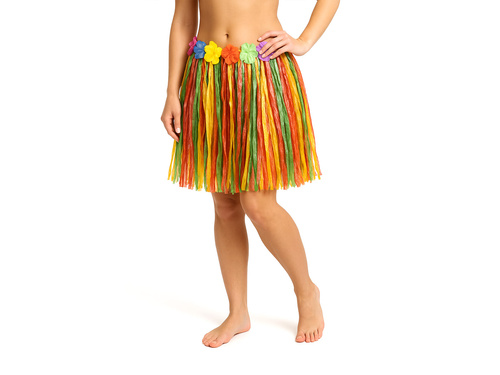 Hawaii rövid szoknya színes - 40 cm - 1 db.