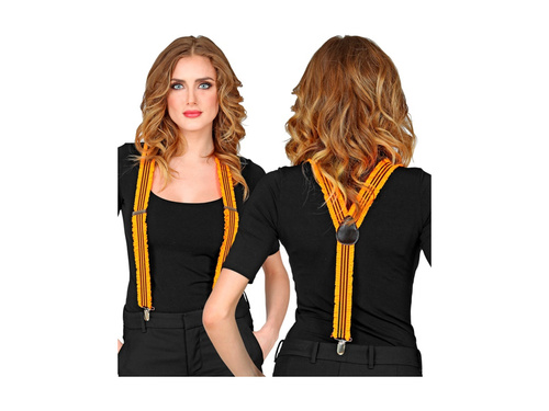 Neon narancssárga fodros nadrágtartó