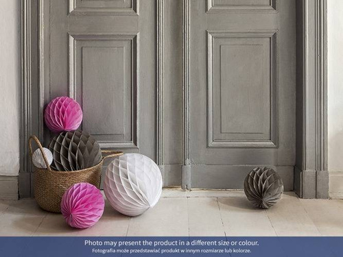 Kék gömb akasztós dekoráció - 30 cm - 1 db.