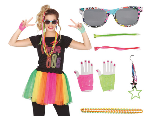 80-as évek stílusú kiegészítő készlet - 8 darab.