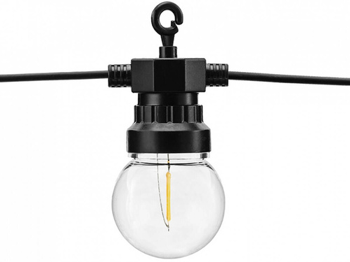 LED dekorációs lámpák fekete - 5 m - 1 db.