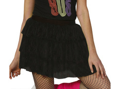 Csipke szoknya fekete